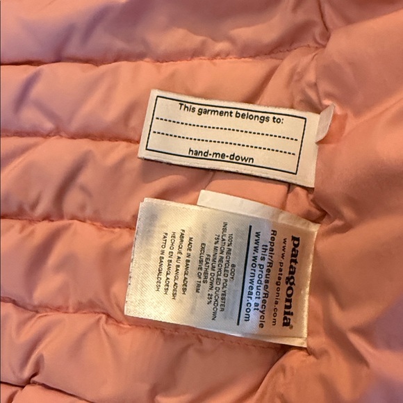 Patagonia Toddler Puffer Vest - Pink - Picture 5 of 6